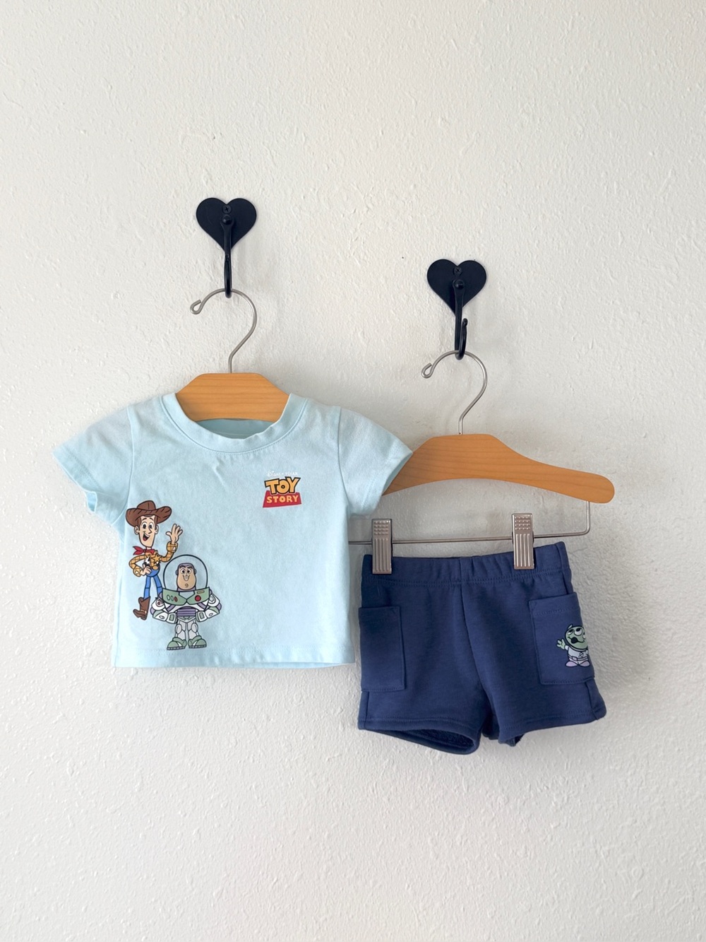 Disney Toy Story Newborn Baby Boy 2-Piece Set T-Shirt & Shorts